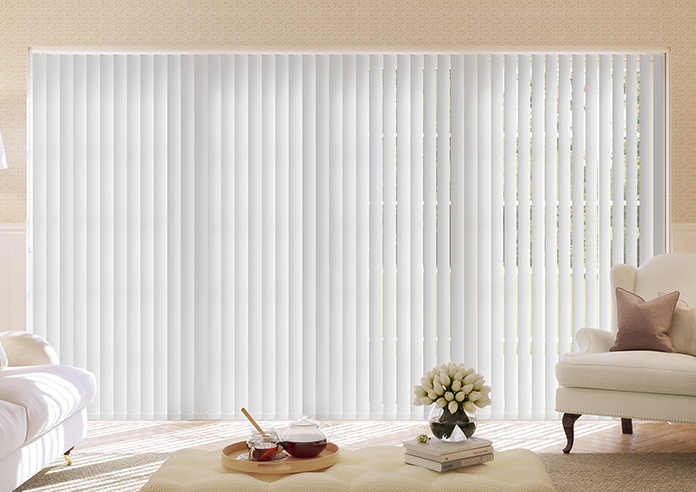 Trinity (Blackout), White - Vertical Blind - Image 3
